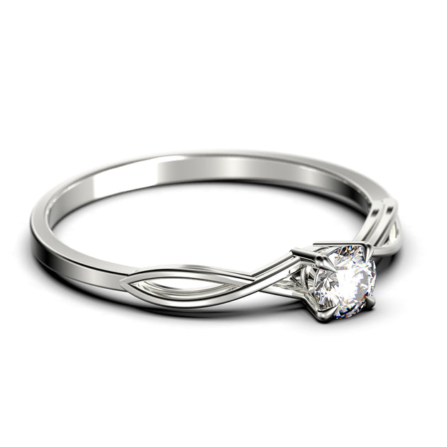 Infinity loop hot sale engagement ring