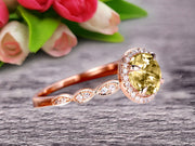 1.50 Carat Round Cut Gemstone Champagne Diamond Moissanite Engagemrnt Ring Champagne Diamond Moissanite Ring On 10k Rose Gold Promise Ring