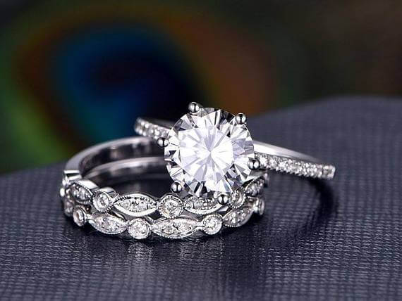 2 carat diamond wedding set Clearance