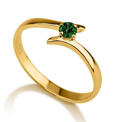 .50 carat Round Cut Round Solitaire Engagement Ring in 10k Yellow Gold