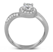 Antique 1.50 Carat Round Diamond and Moissanite Engagement Ring for Her 