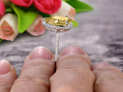 Pear Shape Halo Design 1.50 Carat Champagne Diamond Moissanite Engagement Ring Anniversary Gift On 10k White Gold Art Deco