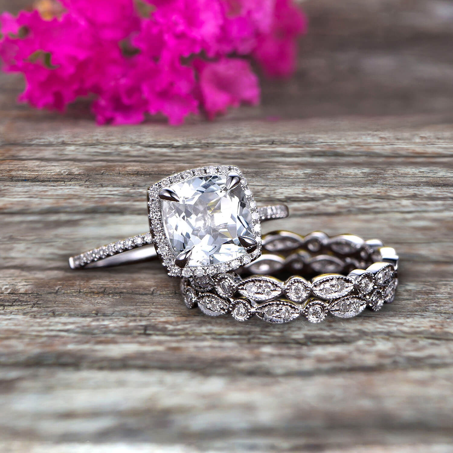 Wedding ring cushion cut 60 photos - Astyledwedding.com Wedding ring cushion cut 60 photos - Astyledwedding.com