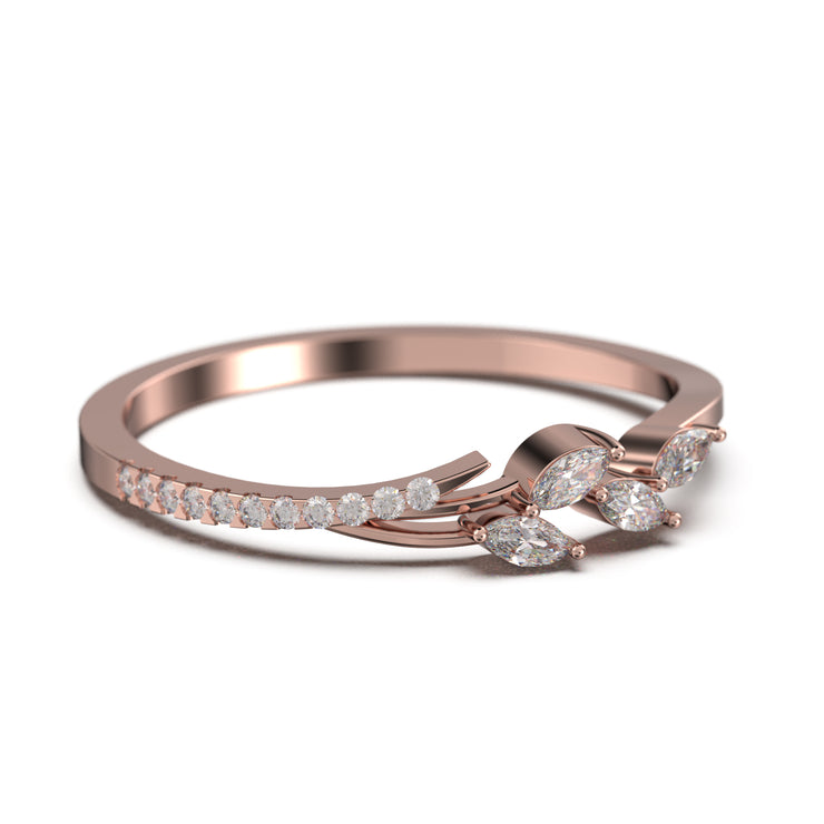 1/15 CT. T.W. Diamond Vintage-Style Anniversary Band in 10K White Gold |  Zales Outlet