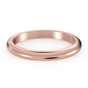 Comfort Fit 2.5mm Band Width 10K/14K/18K Solid Gold Wedding Ring