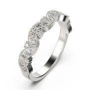Classic Moissanite Diamond Wedding Ring 10K/14K/18K Solid Gold