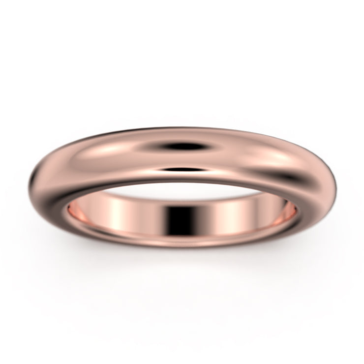 Weddign Band 4mm Comfort Fit 10K/14K/18K Solid Gold Wedding Ring