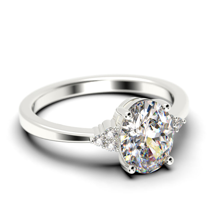 Dazzling Minimalist 1.50 Carat Oval Cut Diamond Moissanite Engagement Ring, Wedding Ring In 10k/14k/18k gold Gift For Loveria, Promise Ring, Anniversary Gift Idea