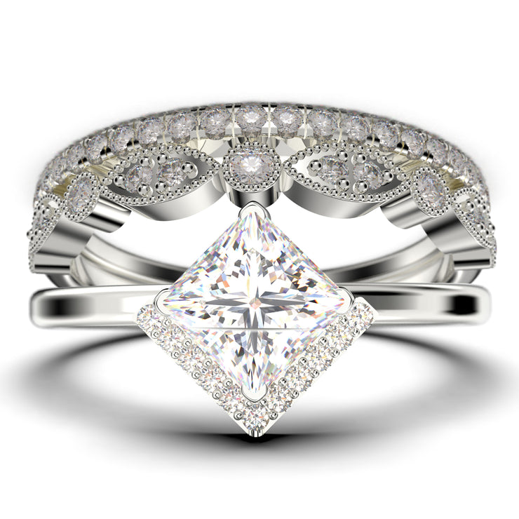 Dainty Engagement Ring VS2, Princess Cut Engagement Diamond Ring, Claw  Prong Gold Engagement Ring, Minimalist Fine Jewelry -  Canada