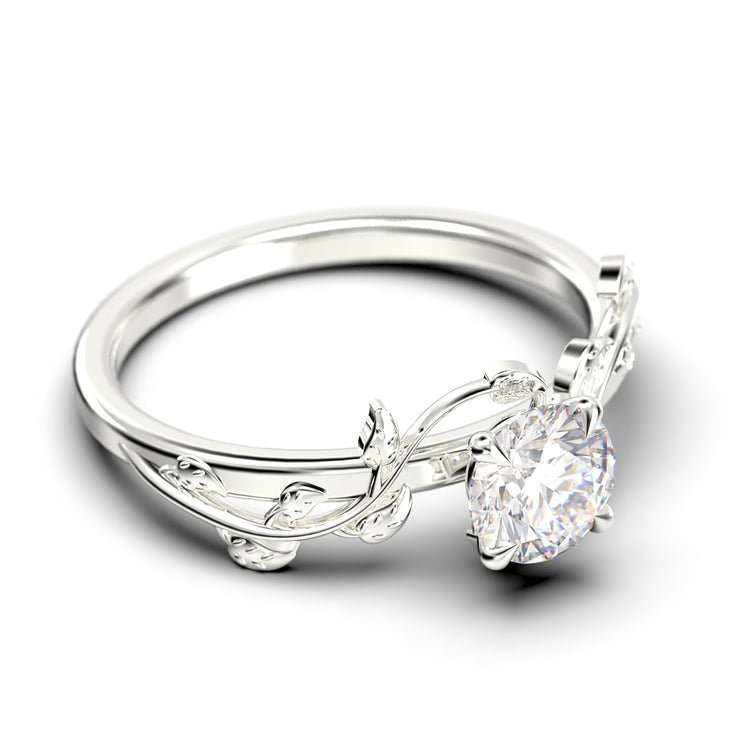 Amazon.com: Women's 14k white gold 2 carat Princess Cut White Sapphire engagement  ring : Handmade Products