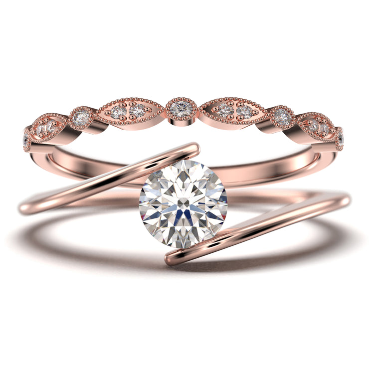 Five Diamond Anniversary Ring - Jewelry Designs
