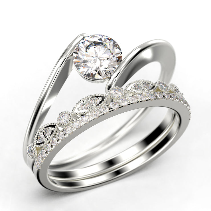 Zara Solitaire Ring | Radiant Diamond Ring For Her | CaratLane